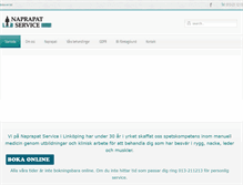 Tablet Screenshot of naprapat.se